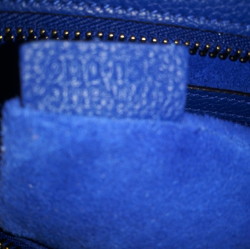 Sold E Bay 🥀Celine mini luggage indigo blue - - Picture 7 of 8